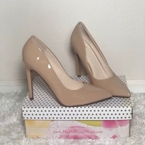 Nude high heels